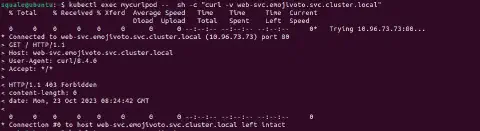 HTTP Access refused