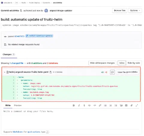 ArgoCD Image Updater automatic update